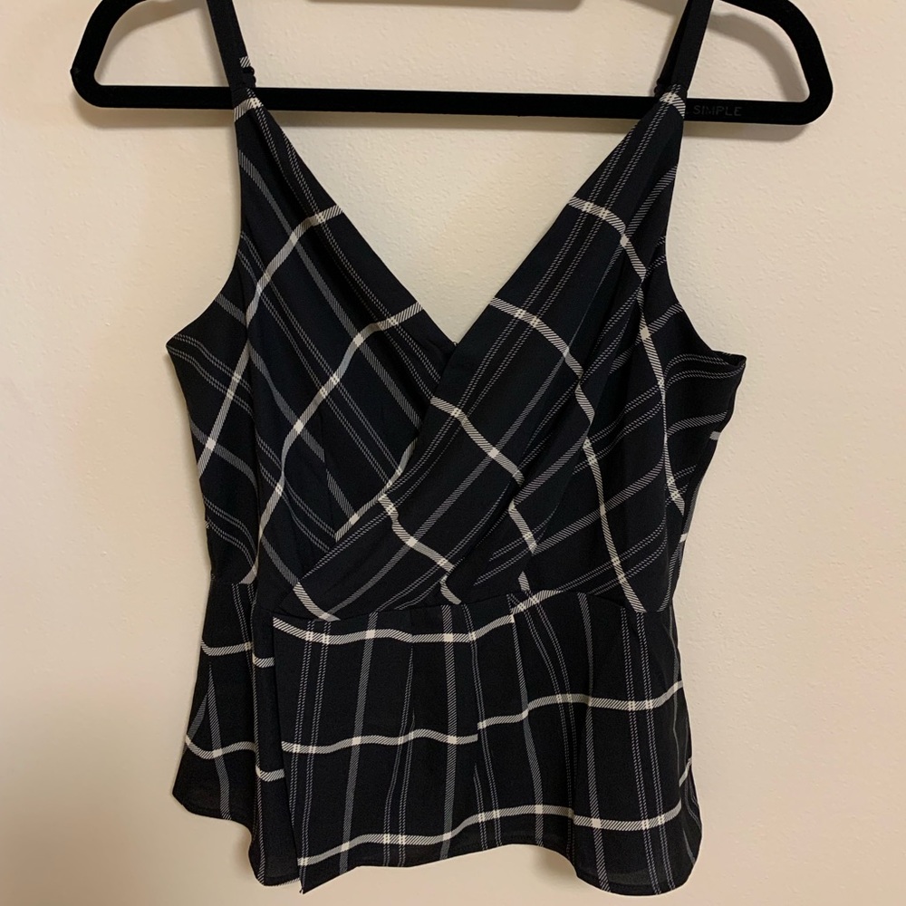 Cabi plaid camisole.